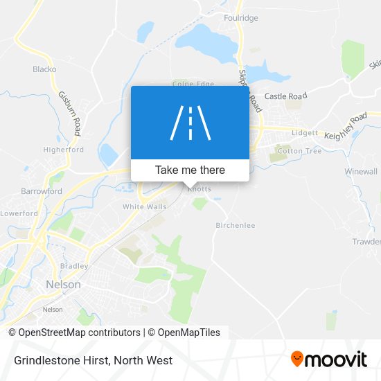 Grindlestone Hirst map