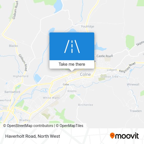 Haverholt Road map
