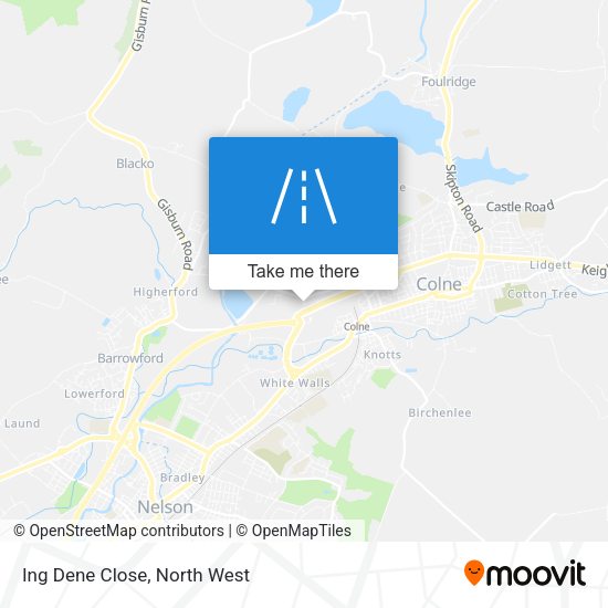 Ing Dene Close map