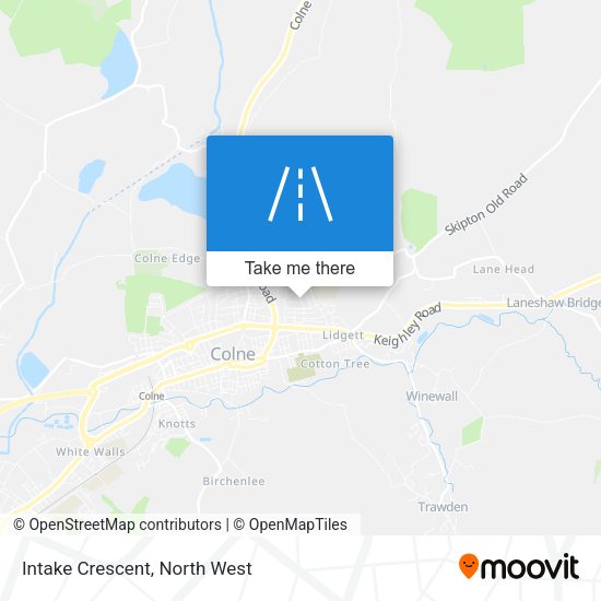 Intake Crescent map