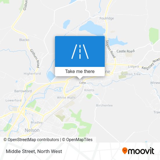 Middle Street map