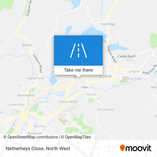Netherheys Close map