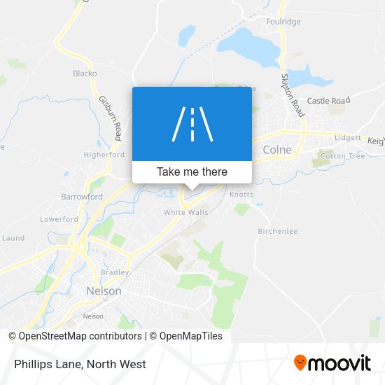 Phillips Lane map