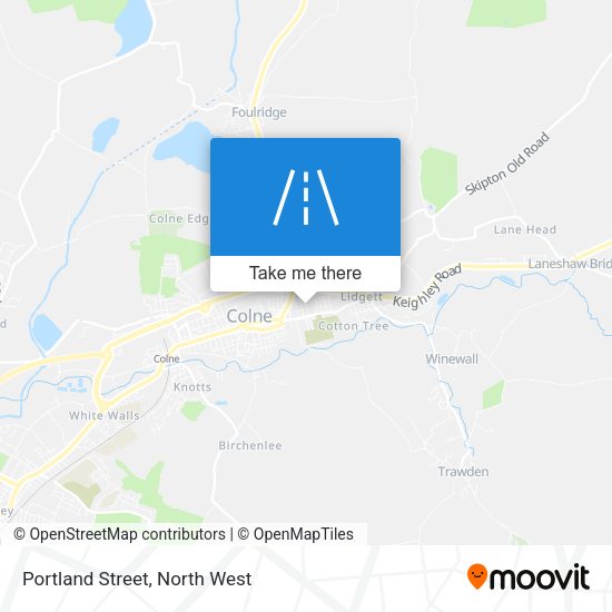 Portland Street map