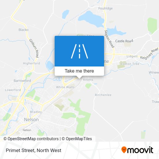 Primet Street map