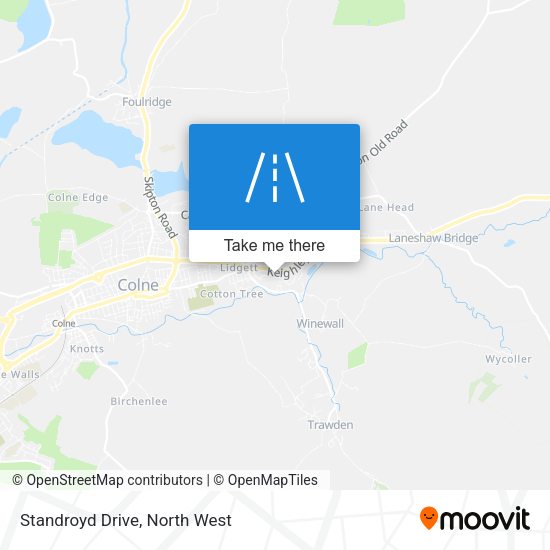 Standroyd Drive map