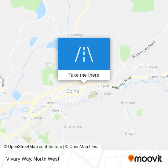 Vivary Way map