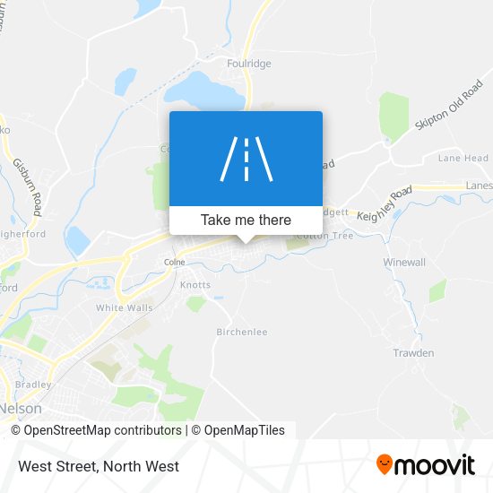 West Street map