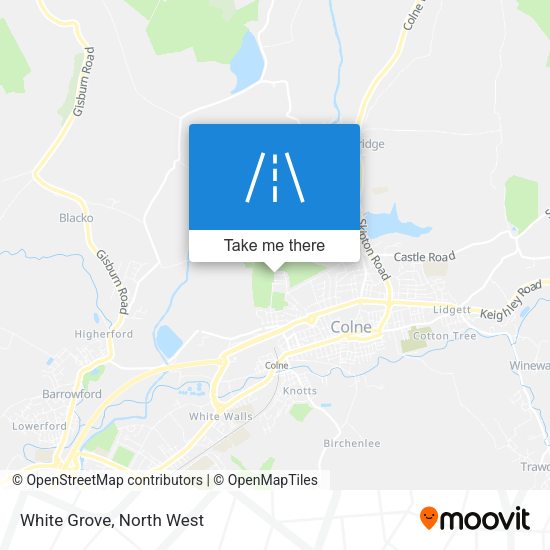 White Grove map