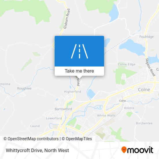 Whittycroft Drive map