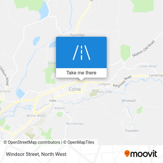 Windsor Street map