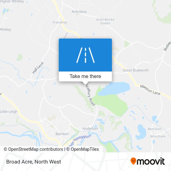 Broad Acre map