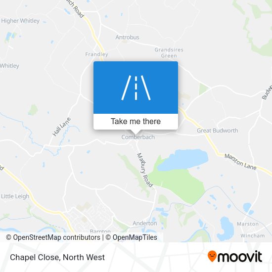 Chapel Close map