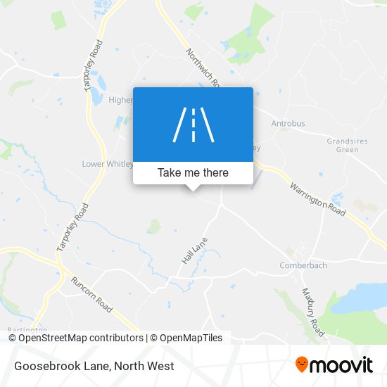 Goosebrook Lane map