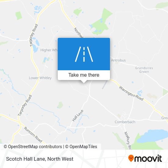 Scotch Hall Lane map