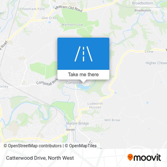 Catterwood Drive map