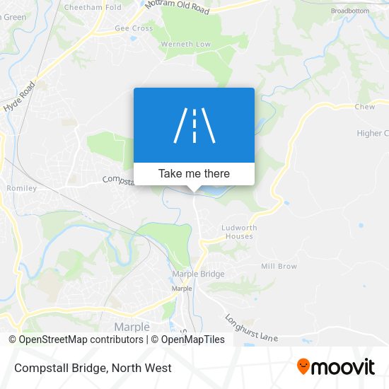 Compstall Bridge map