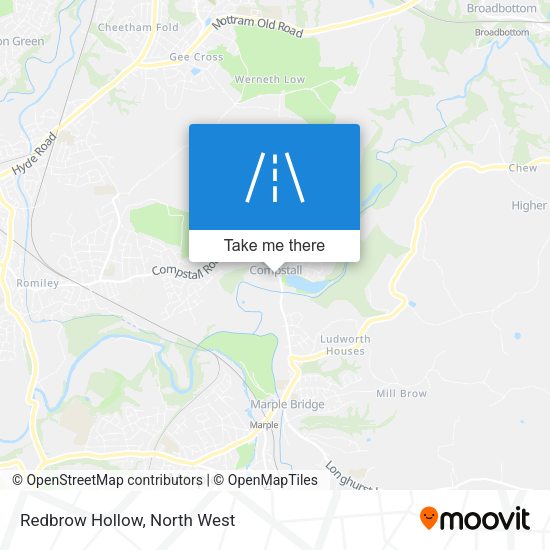 Redbrow Hollow map