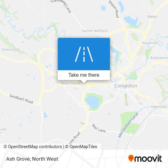 Ash Grove map