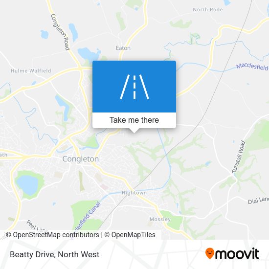 Beatty Drive map