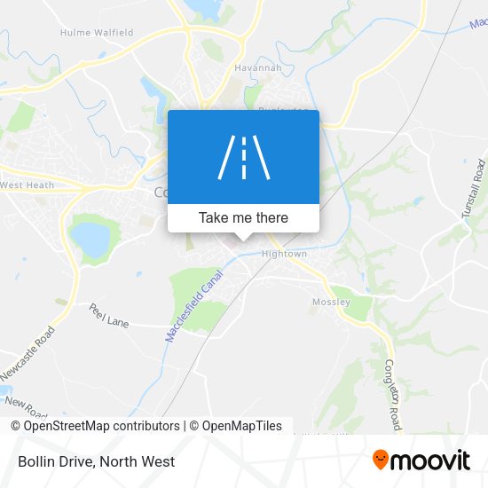Bollin Drive map