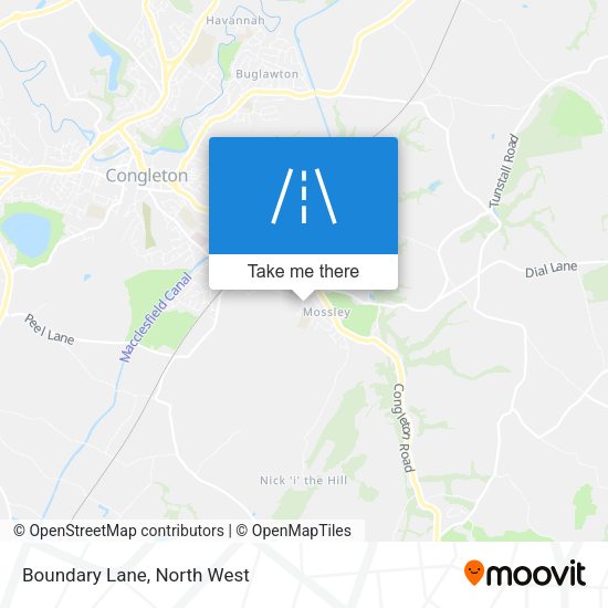 Boundary Lane map