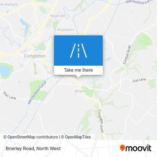 Brierley Road map