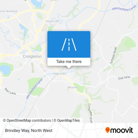 Brindley Way map