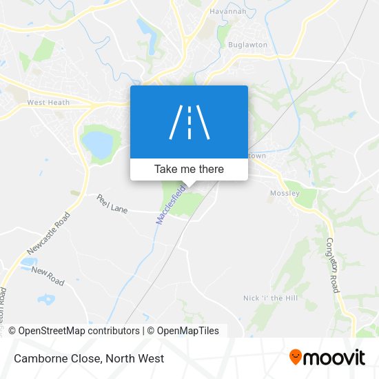 Camborne Close map