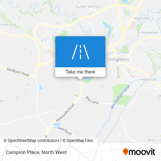Campion Place map