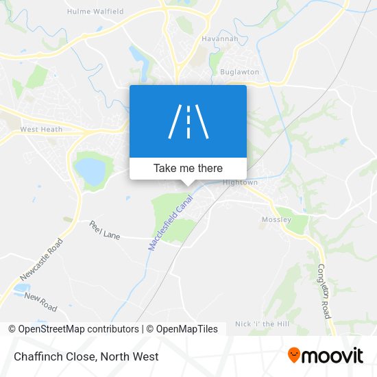 Chaffinch Close map