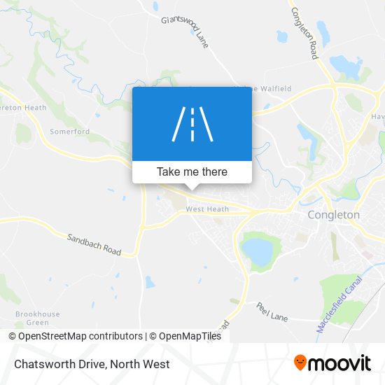 Chatsworth Drive map