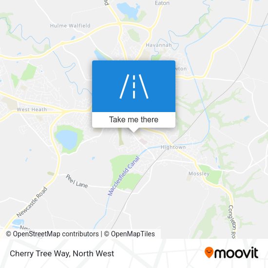 Cherry Tree Way map