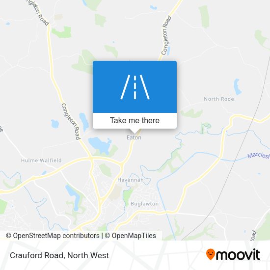 Crauford Road map