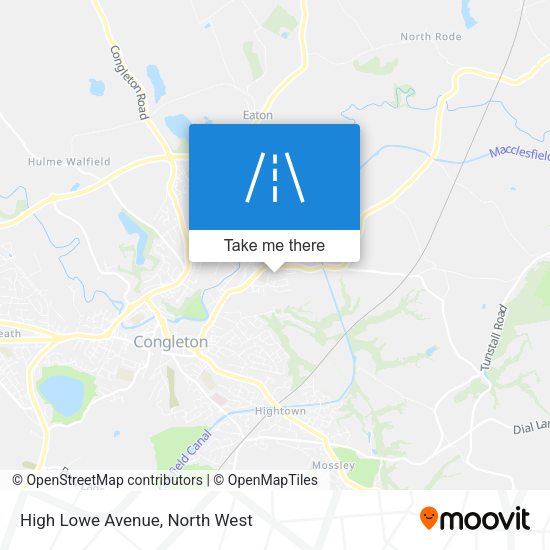 High Lowe Avenue map