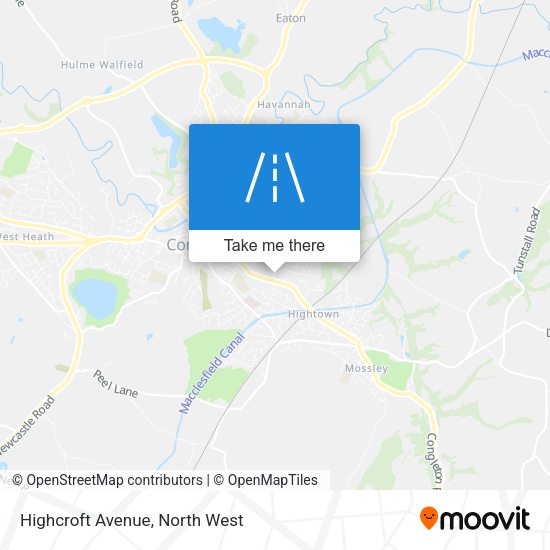 Highcroft Avenue map