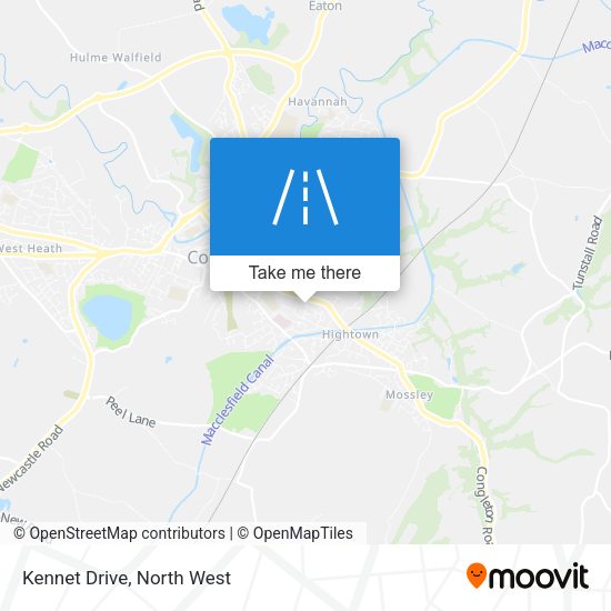 Kennet Drive map