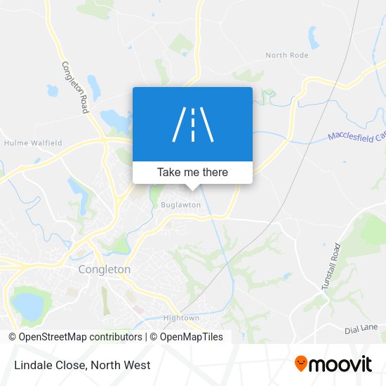 Lindale Close map