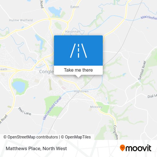 Matthews Place map