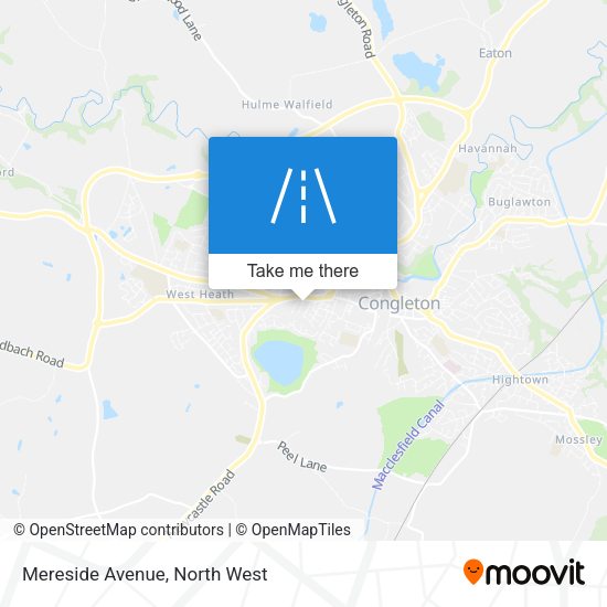 Mereside Avenue map