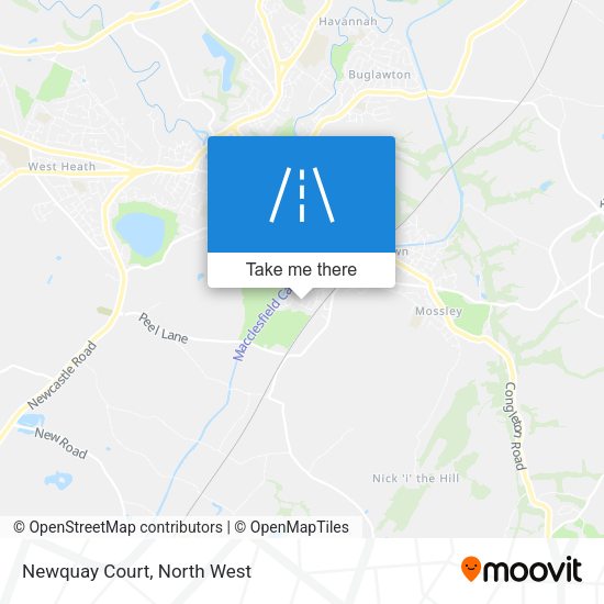 Newquay Court map