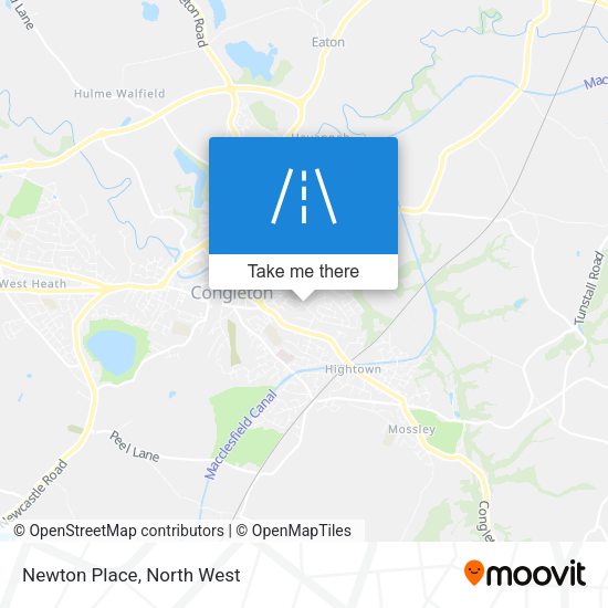 Newton Place map