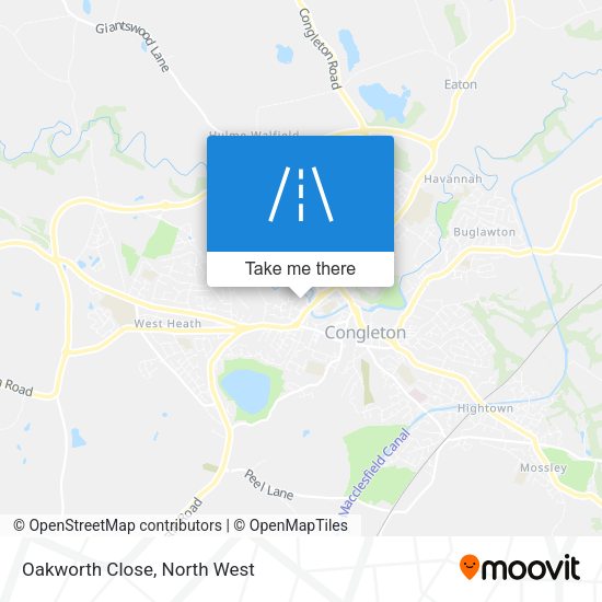Oakworth Close map
