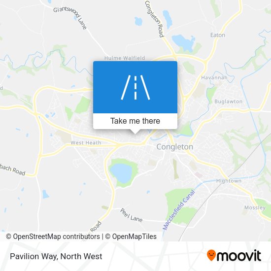 Pavilion Way map