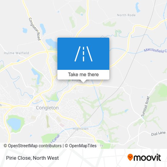 Pirie Close map