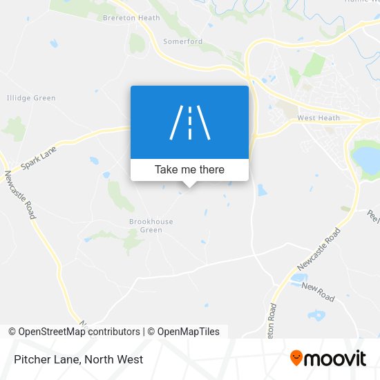 Pitcher Lane map