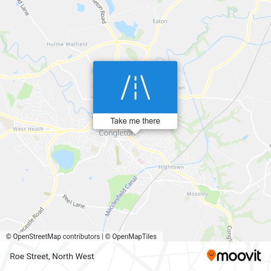 Roe Street map
