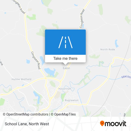 School Lane map