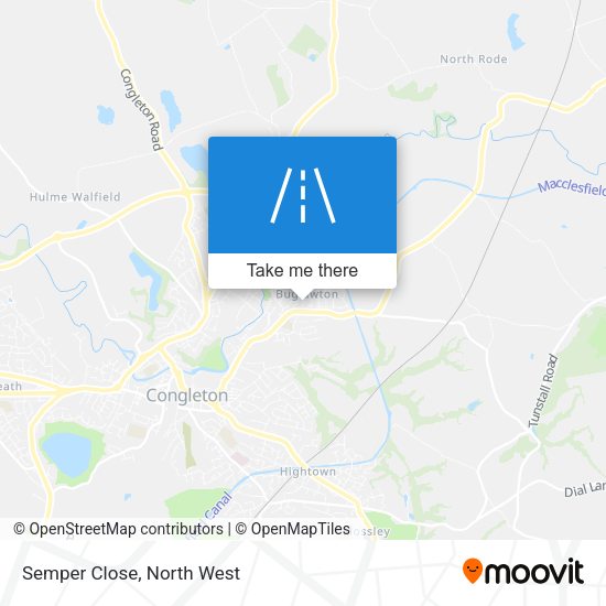 Semper Close map