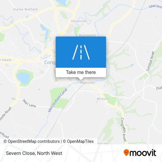 Severn Close map